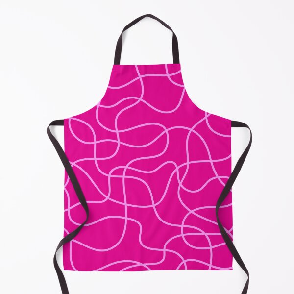 Item preview, Pink wavy lines abstract art designed and sold by Ameliatra Design.