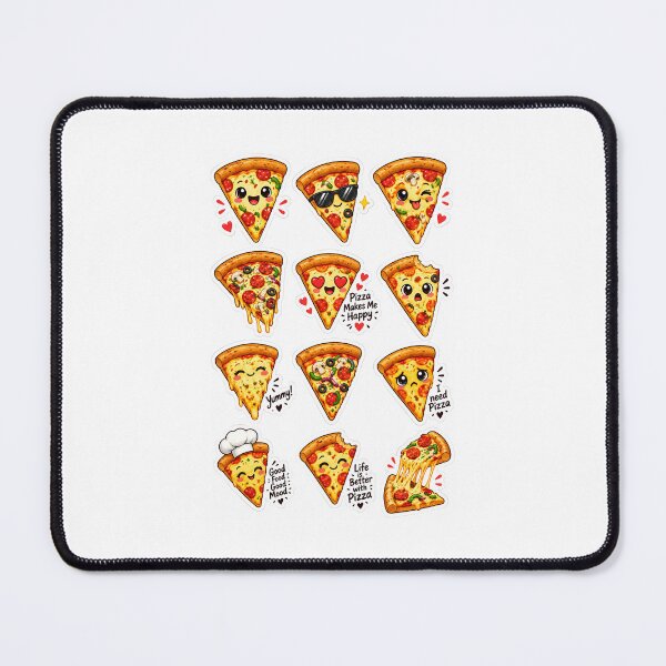 Item preview, Pizza Slices Stickers designed and sold by Amanverma321.
