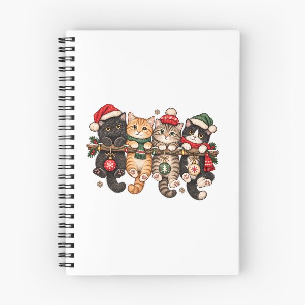 Item preview, Four Festive Kittens designed and sold by MiteKangerin.