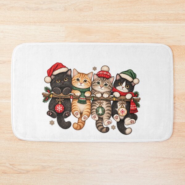 Item preview, Four Festive Kittens designed and sold by MiteKangerin.