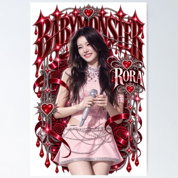 Item preview, Sweet Rora BABYMONSTER Concert Pink Aria Aesthetic designed and sold by Valereekmerch.