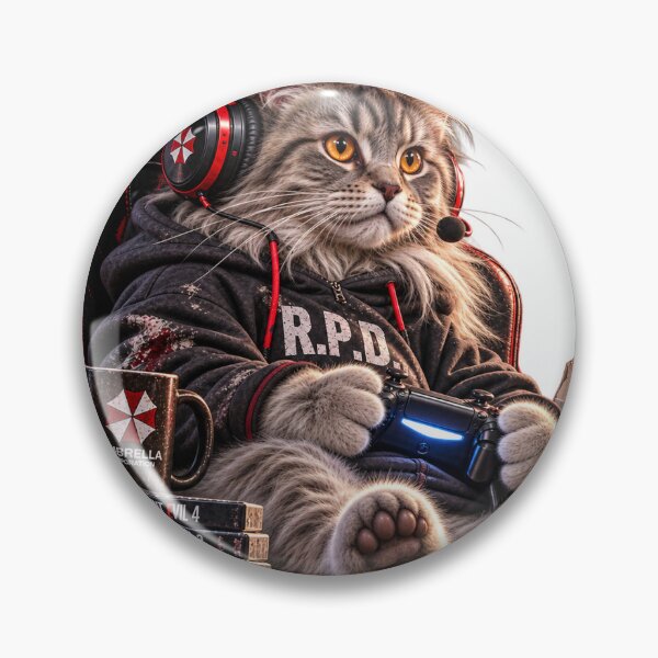 Item preview, "Gamer-Cat-Resident-Evil" designed and sold by Fetzt.