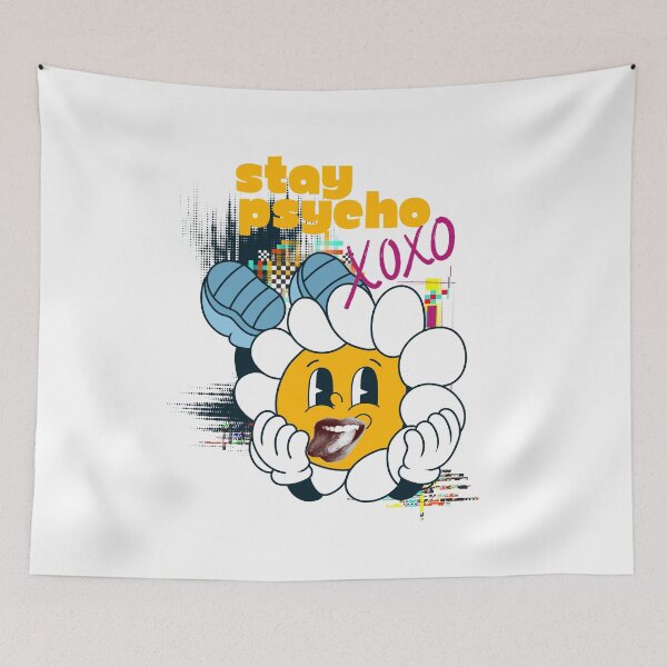 Item preview, Stay Pyscho designed and sold by WaveyJane.