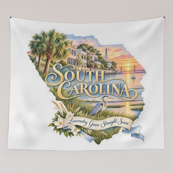 Item preview, South Carolina Lowcountry Grace Straight Sense designed and sold by Whimspired By Paxx.