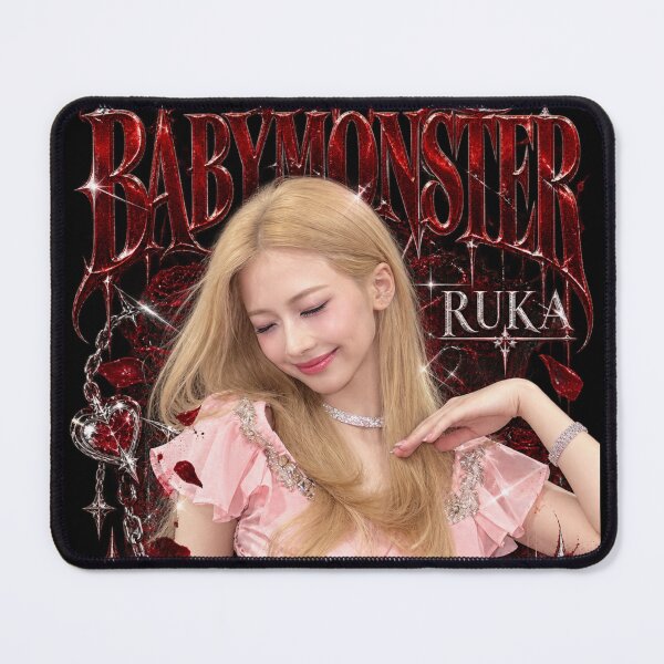 Item preview, Cool BABYMONSTER Ruka Pink Dress Concert Glow Visual designed and sold by Valereekmerch.