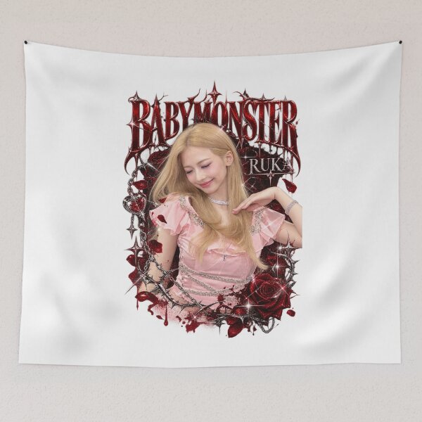 Item preview, Cool BABYMONSTER Ruka Pink Dress Concert Glow Visual designed and sold by Valereekmerch.