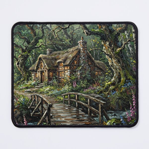 Item preview, Enchanted Forest Cottagecore Woodland Fairy House designed and sold by cr6zym1nd.