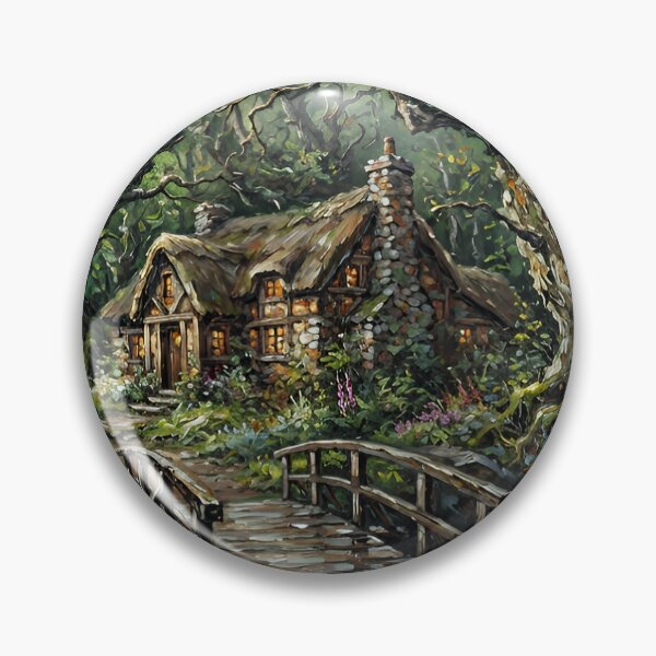 Item preview, Enchanted Forest Cottagecore Woodland Fairy House designed and sold by cr6zym1nd.