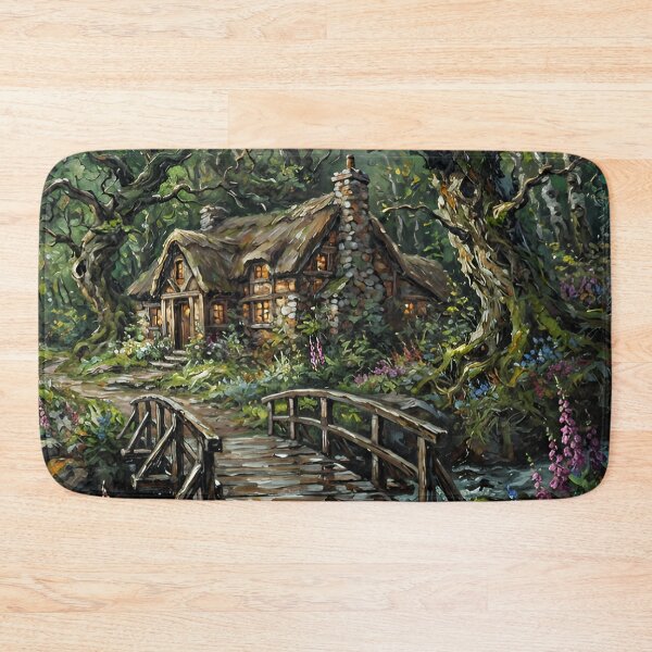 Item preview, Enchanted Forest Cottagecore Woodland Fairy House designed and sold by cr6zym1nd.