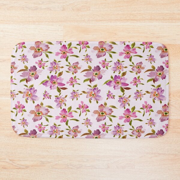 Item preview, Pink Watercolor Floral Seamless Pattern - Cottagecore Home Decor designed and sold by Orly Fuchs Galchen.