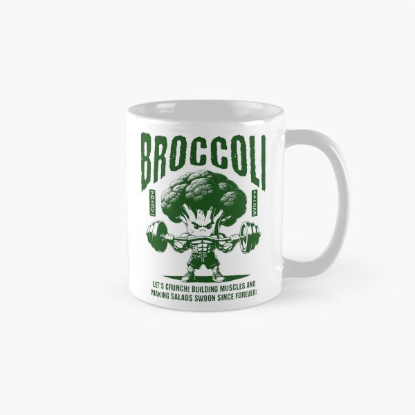 Item preview, Buff Broccoli Lifting Weights Funny Vegan Gym Anime Fitness Meme designed and sold by Hilal-Studio.