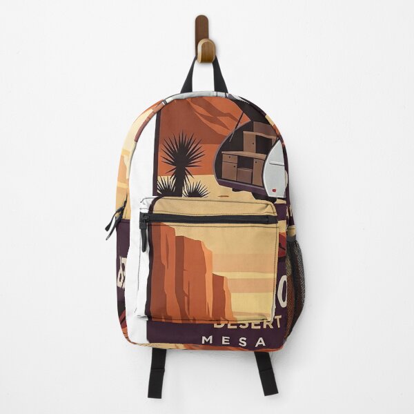 Item preview, Teardrop Camper Desert Sunset Sticker - Retro Road Trip Decal designed and sold by DetourDgn.