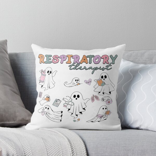 Item preview, Respiratory Therapist Ghost Spooky Halloween Lung Squad RT T-Shirt designed and sold by RoReshop.
