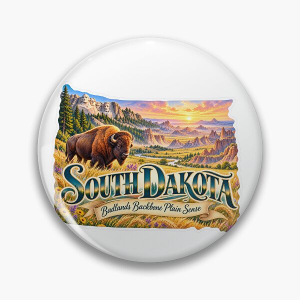 Item preview, South Dakota Badlands Backbone Plain Sense designed and sold by Whimspired By Paxx.