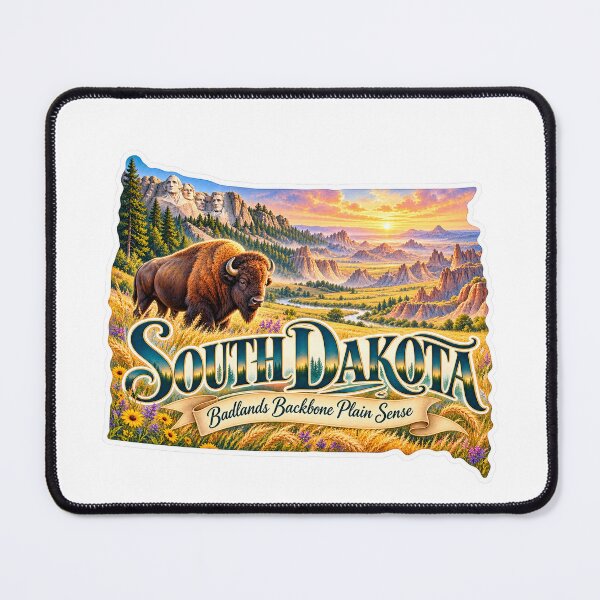 Item preview, South Dakota Badlands Backbone Plain Sense designed and sold by Whimspired By Paxx.