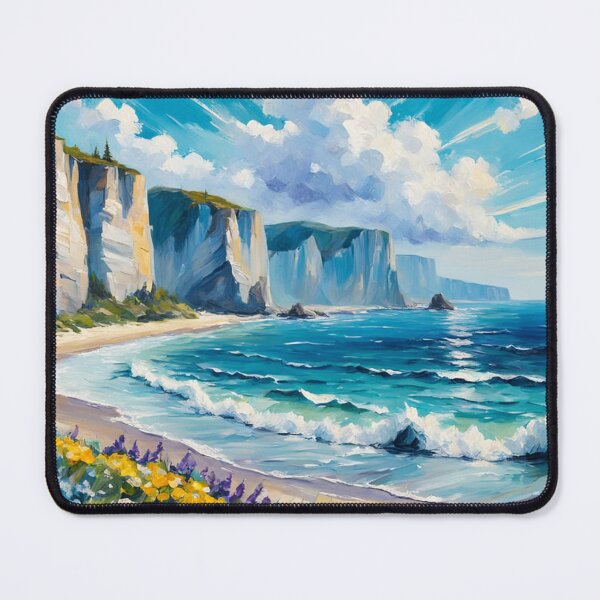 Item preview, Cliffs of Endless Summer designed and sold by Undersea Ai Art.