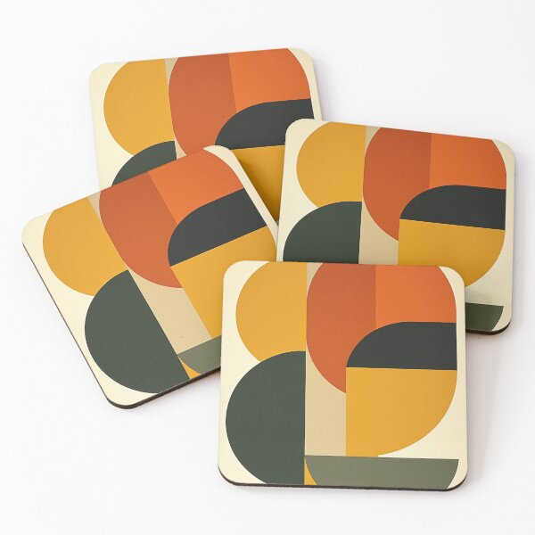 Item preview, Mid Century Modern Geometric Abstract - Retro Circle  designed and sold by nhk999.