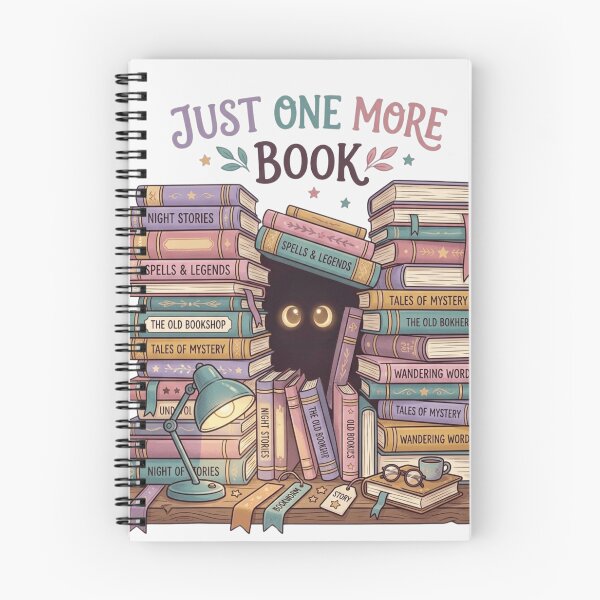 Item preview, Just One More Book – Cute Ghost Book Lover designed and sold by RajDeals.