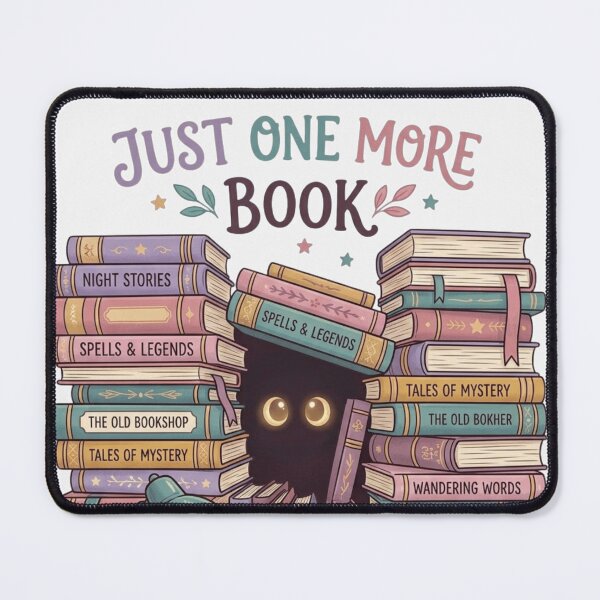 Item preview, Just One More Book – Cute Ghost Book Lover designed and sold by RajDeals.