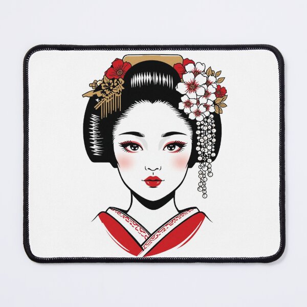 Item preview, Geisha Elegance – Japanese Ukiyo-e T-Shirt Design designed and sold by Cavalier-org.