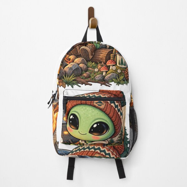 Item preview, Out of This World Camper: Cute Alien Bonfire Night designed and sold by ZayCreates.