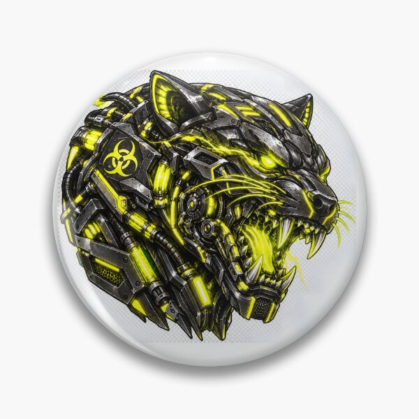 Item preview, Cyberpunk Biohazard Cyber Panther Alpha Art designed and sold by RiteshCenter .