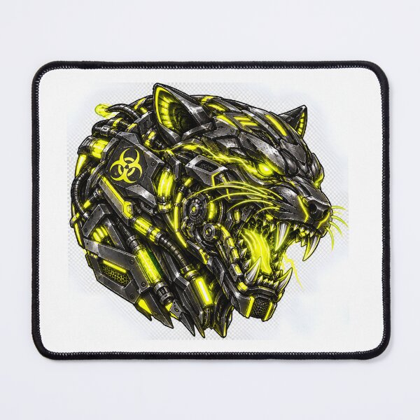 Item preview, Cyberpunk Biohazard Cyber Panther Alpha Art designed and sold by RiteshCenter .