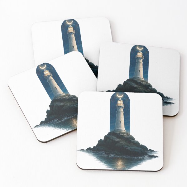 Item preview, Moonlit Lighthouse designed and sold by Neural-canvas.