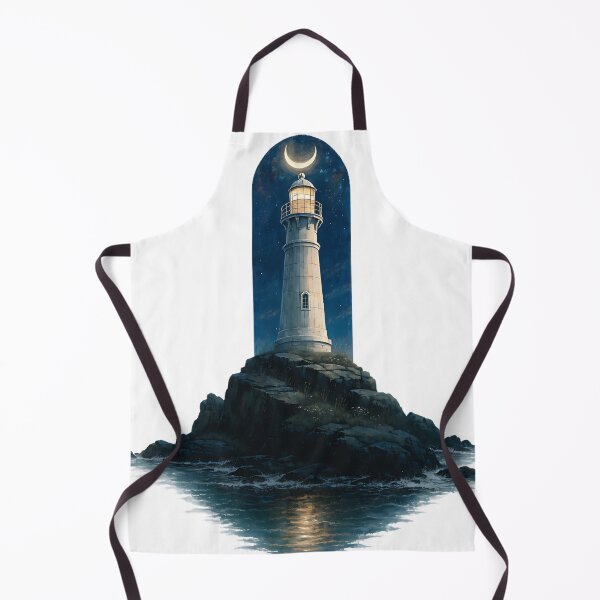 Item preview, Moonlit Lighthouse designed and sold by Neural-canvas.