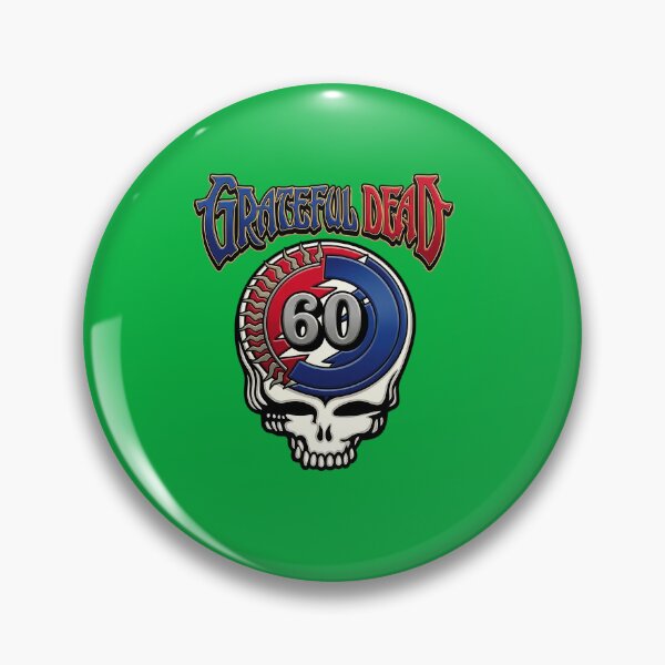 Item preview, Grateful Dead 60 Skull Badge designed and sold by MesmericStudio.