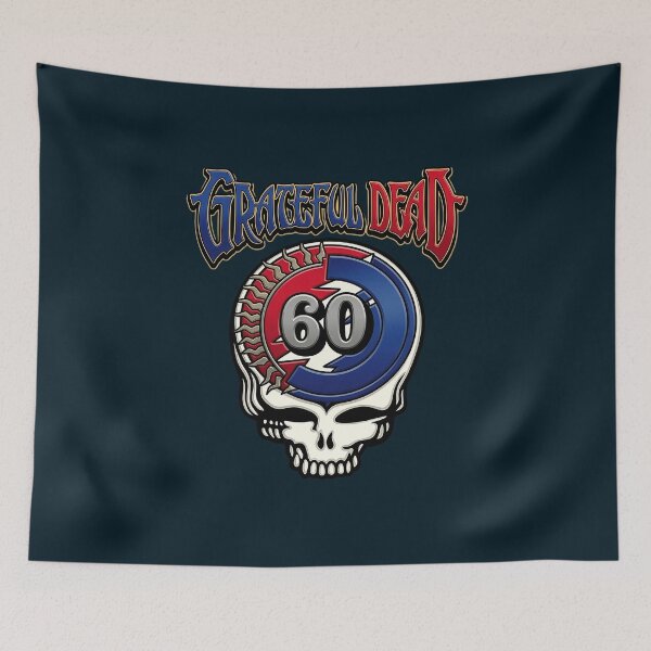 Item preview, Grateful Dead 60 Skull Badge designed and sold by MesmericStudio.