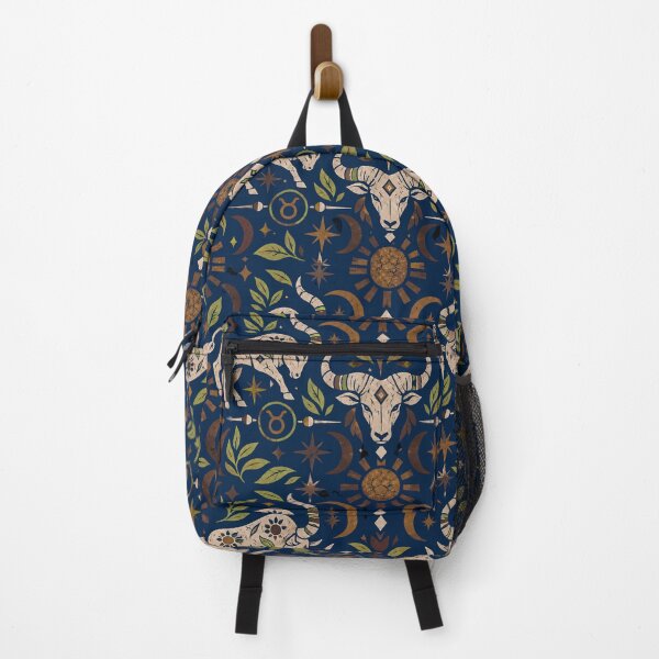 Item preview, Taurus Celestial Bull Boho Zodiac Pattern designed and sold by PrismaticPrdx.