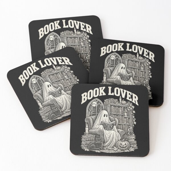Item preview, Book Lover Vintage Gothic Library Reading Ghost Art Artwork designed and sold by Felinefinesse.