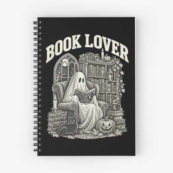 Item preview, Book Lover Vintage Gothic Library Reading Ghost Art Artwork designed and sold by Felinefinesse.