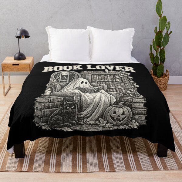 Item preview, Book Lover Vintage Gothic Library Reading Ghost Art Artwork designed and sold by Felinefinesse.