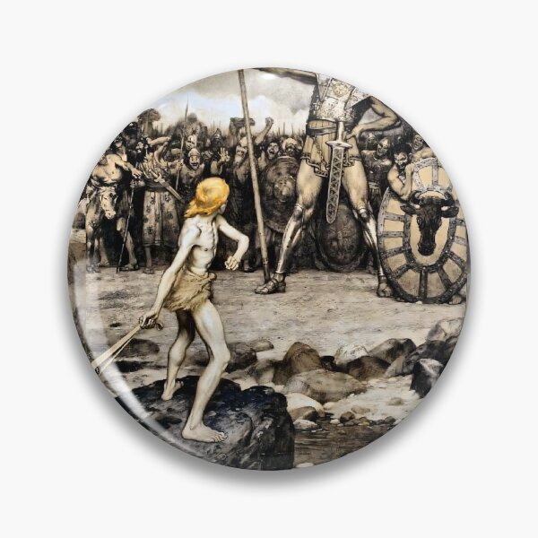 Item preview, DAVIND AND GOLIATH BY OSMAR SCHINDLER (1888) designed and sold by humbleserf.