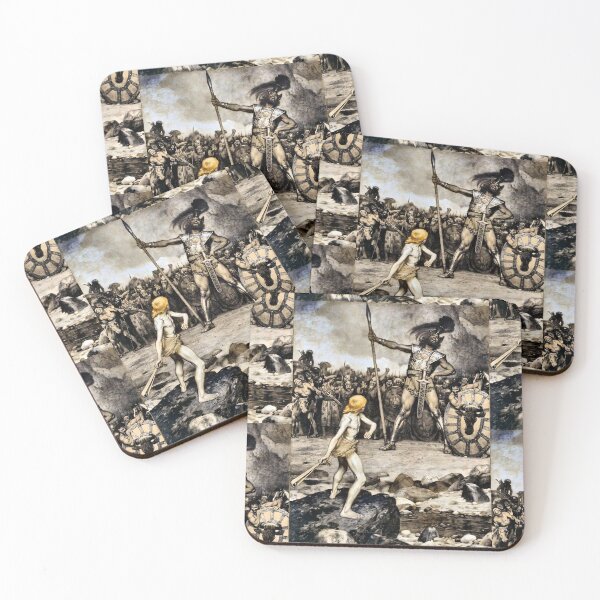 Item preview, DAVIND AND GOLIATH BY OSMAR SCHINDLER (1888) designed and sold by humbleserf.