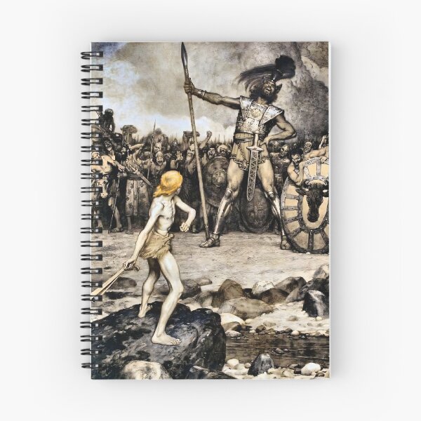 Item preview, DAVIND AND GOLIATH BY OSMAR SCHINDLER (1888) designed and sold by humbleserf.