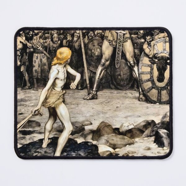 Item preview, DAVIND AND GOLIATH BY OSMAR SCHINDLER (1888) designed and sold by humbleserf.