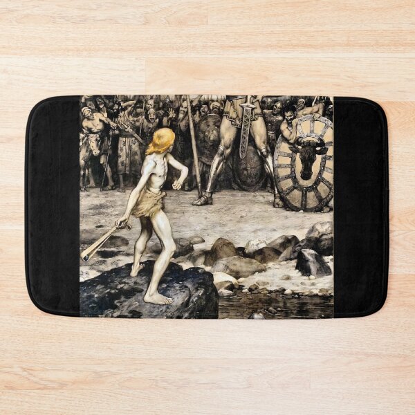 Item preview, DAVIND AND GOLIATH BY OSMAR SCHINDLER (1888) designed and sold by humbleserf.