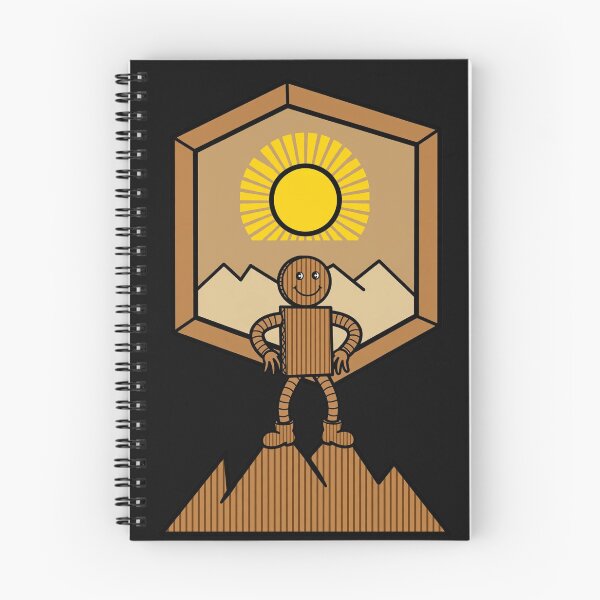 Item preview, Cardboard Dreamer - Sunrise on the Mountain Top Minimalist Art designed and sold by Ibrahimhema5.
