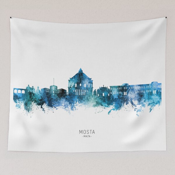 Item preview, Mosta Malta Skyline designed and sold by ArtPrints.