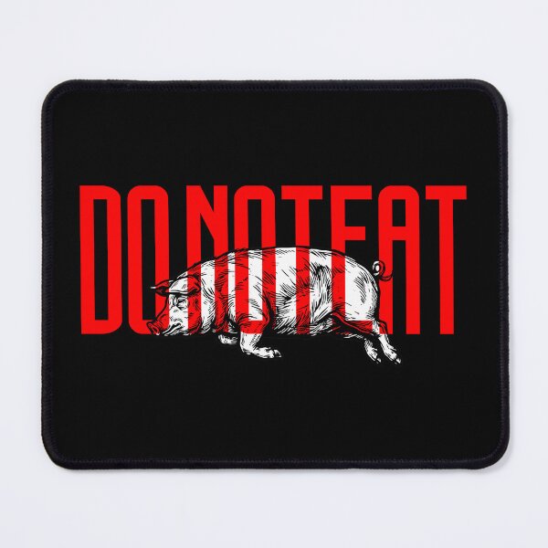 Item preview, Do Not Eat Pig Vegan Protest Graphic designed and sold by ARTSYILA.