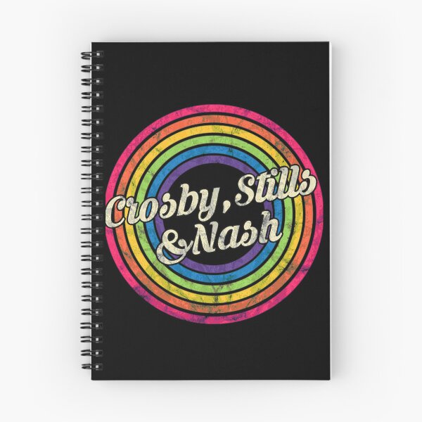 Item preview, Crosby Stills Nash Rainbow Retro Logo designed and sold by ShirlyGatten.