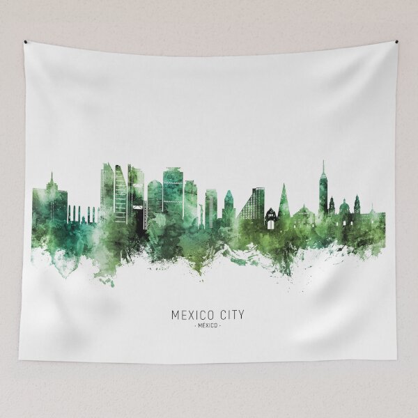 Item preview, Mexico City Skyline Mexico designed and sold by ArtPrints.