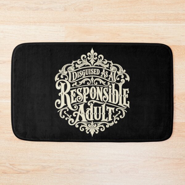 Item preview, Disguised As A Responsible Adult Victorian Ornate Art artwork designed and sold by Felinefinesse.