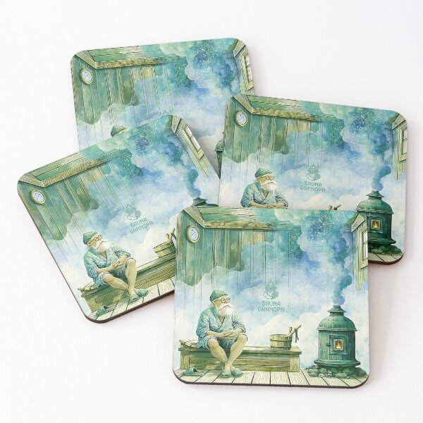 Item preview, Sauna Grandpa – Relaxation, Wellness & Cozy Sauna Art - 004 designed and sold by WABISABIMOMENTS.