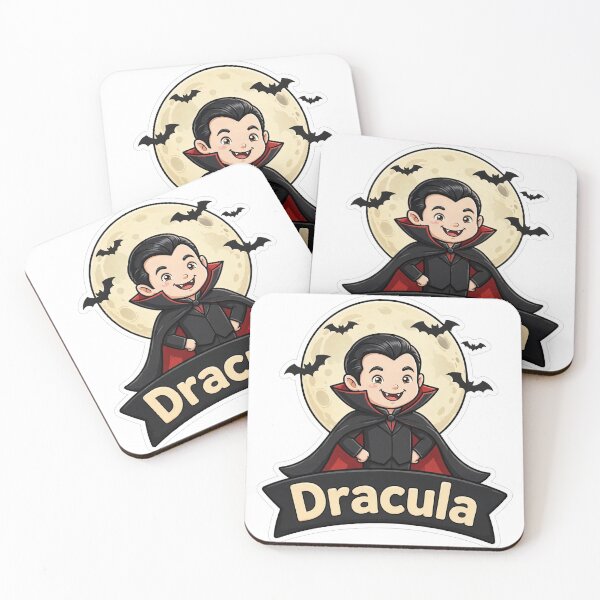 Item preview, Dracula Name Banner Showcase Sticker - Halloween designed and sold by Lesley D.