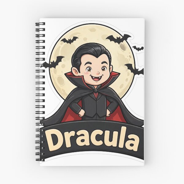 Item preview, Dracula Name Banner Showcase Sticker - Halloween designed and sold by Lesley D.