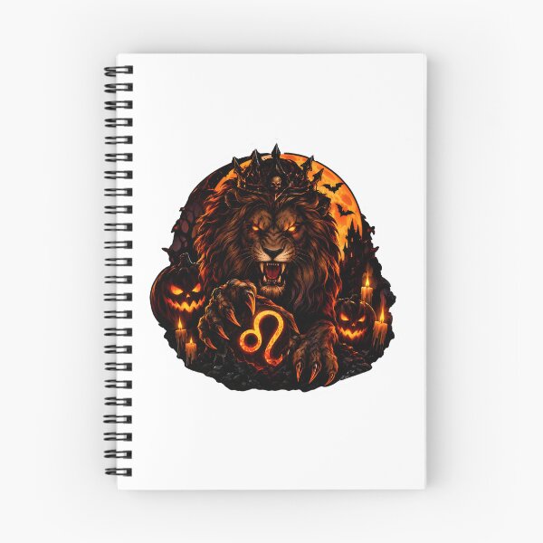 Item preview, Leo Halloween Fierce Fire King Lion designed and sold by Zodiac Celestial Art.